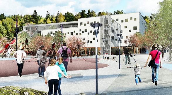 Du visar för närvarande Sprinklersystem Glömsta Skola i Huddinge